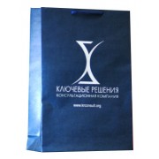 Пакет из бумаги Imitlin, А4+, 23х33х9 см, печать 1+0